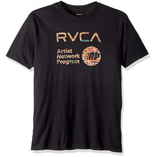  RVCA Mens ANP Fill Short Sleeve T-Shirt