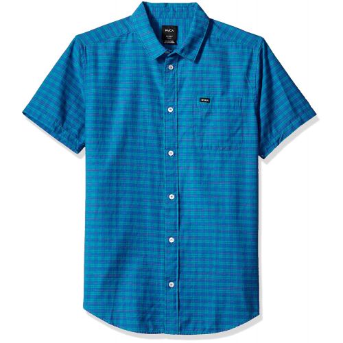  RVCA Mens Delivery Short Sleeve Woven Shirt