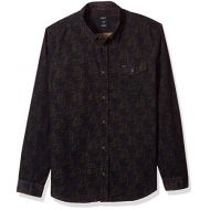 RVCA Mens Le Fleur Long Sleeve Woven Button Up Shirt