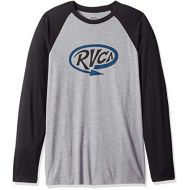 RVCA Mens Looped Long Sleeve Baseball T-Shirt