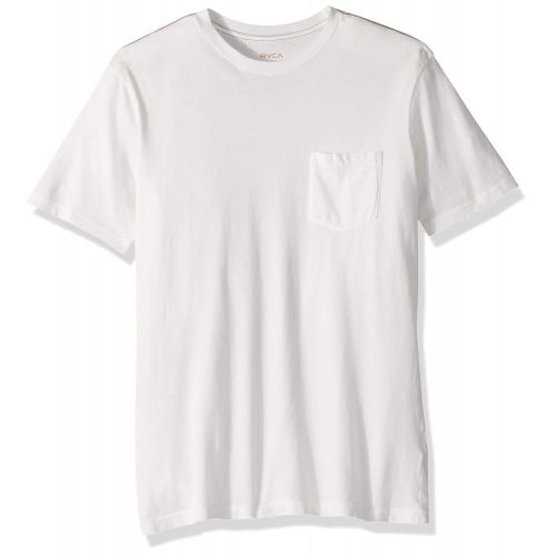  RVCA Mens PTC Standard Wash Short Sleeve Crew Neck T-Shirt