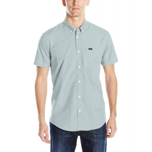  RVCA Mens Thatll Do Micro Short Sleeve Woven Shirt