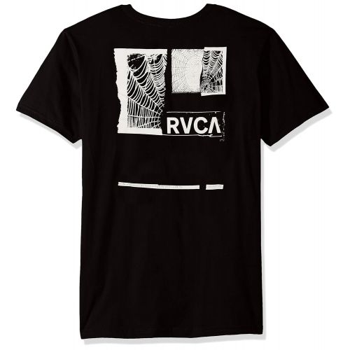  RVCA Mens Glew Short Sleeve Crew Neck T-Shirt