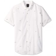 RVCA Mens Scattered Short Sleeve Woven Button Up Shirt