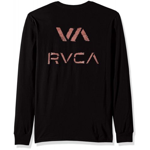  RVCA Mens Va Spray Long Sleeve Pcoket T-Shirt