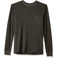 RVCA Mens PTC Pigment Long Sleeve Crew Neck Pocket T-Shirt