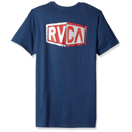  RVCA Mens Carborator Short Sleeve Crew Neck Pocket T-Shirt