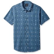 RVCA Mens and Sons Short Sleeve Woven Button Up Shirt