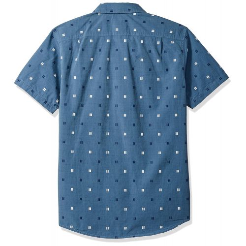  RVCA Mens and Sons Short Sleeve Woven Button Up Shirt
