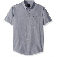 RVCA Mens Thatll Do Dobby Short Sleeve Woven Button Front Shirt