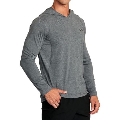  RVCA Mens Sport Vent Athletic Breathable Long Sleeve Tee