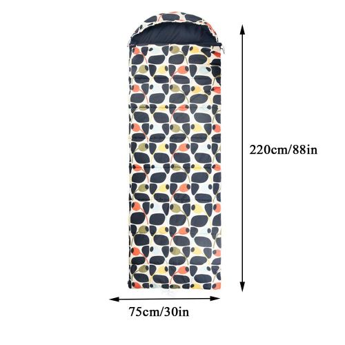  RWHALO Envelope Type Outdoor Adult Sleeping Bag Portable Thickening Camping Warm Sleeping Bag Adult Cotton Indoor