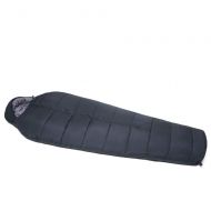 RWHALO Sleeping Bag Unisex Outdoor Travel Hiking Camping Warm Portable (Color : Black)