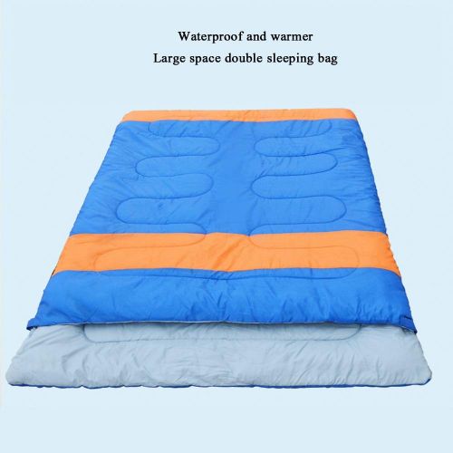  RWHALO Double Sleeping Bag, Outdoor, Adult, Indoor Lunch Break, Spring and Autumn, Camping, Camping, Cotton