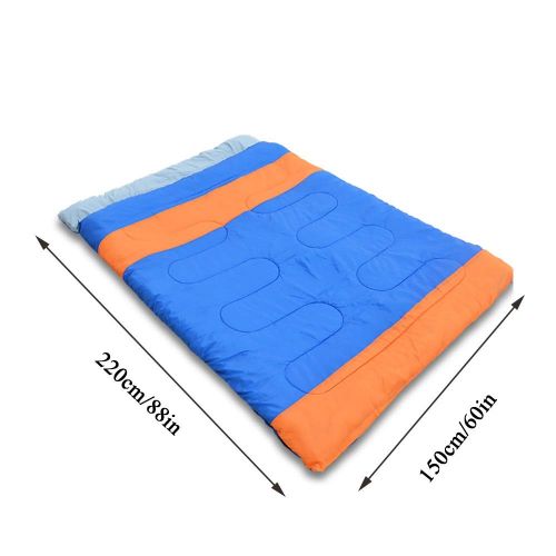  RWHALO Double Sleeping Bag, Outdoor, Adult, Indoor Lunch Break, Spring and Autumn, Camping, Camping, Cotton