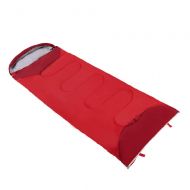 RWHALO Outdoor Sleeping Bag 0 Degrees 5 Degrees Outdoor Indoor Multi-Kinetic Envelope Type Portable Cold Warm Sleeping Bag (Color : Red)