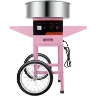 RYFT Ryan Pink Commercial Cotton Candy Machine, Electric Candy Floss Maker,20.5 inch Cotton Candy Maker with Cart