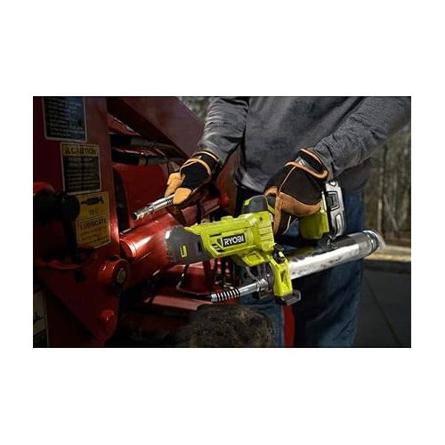  Ryobi 18V Volt Cordless Grease Gun P3410 (Tool- Only)