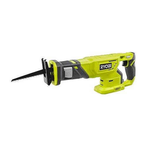  RYOBI P1819 18V One+ Lithium Ion Combo Kit (6 Tools: Drill/Driver, Impact Driver, Reciprocating Saw, Circular Saw, Multi-Tool, LED Worklight, 4.0 Ah & 1.5 Ah Battery, Charger, Bag)