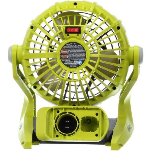  Ryobi 18-Volt ONE+ Hybrid Portable Fan with Lithium-Ion Battery and Charger