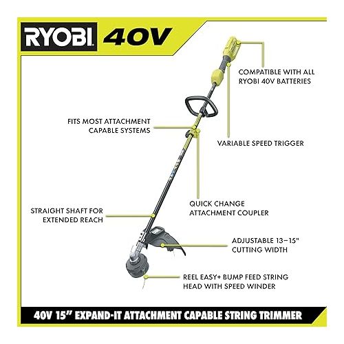  RYOBI 40V Attachment Capable 15