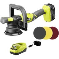 RYOBI 18V Cordless 5 in. Variable Speed Dual Action Polisher Kit with 4.0 Ah Battery and 18V Charger