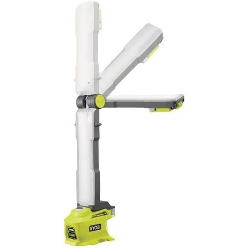  Ryobi P727 One+ 18 Volt 950 Lumen 270 Degree Rotating LED Work Light with Integrated Mounting Hooks (Battery Not Included, Light Only)