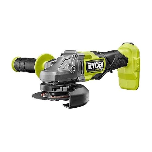  RYOBI ONE+ HP 18V Brushless Cordless 4-1/2 in. Angle Grinder (Tool Only) PBLAG01B
