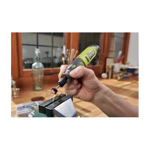  Ryobi RRT4-120GA15 4V Cordless Rotary Tool (1 x 4V 2.0Ah), Green