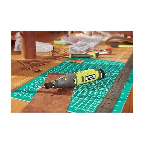  Ryobi RRT4-120GA15 4V Cordless Rotary Tool (1 x 4V 2.0Ah), Green