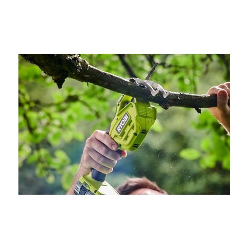  Ryobi RY18PSA-0 18V ONE+ Cordless 150mm Pruning Saw (Bare Tool), Yellow