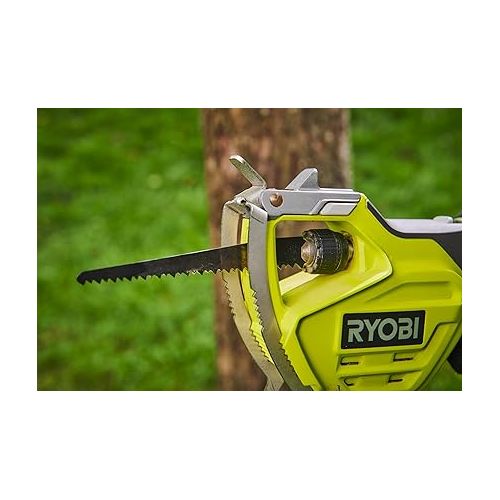  Ryobi RY18PSA-0 18V ONE+ Cordless 150mm Pruning Saw (Bare Tool), Yellow