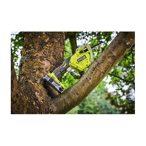  Ryobi RY18PSA-0 18V ONE+ Cordless 150mm Pruning Saw (Bare Tool), Yellow