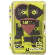 RYOBI 16 PC. OSCILLATING MULTI-TOOL BLADE ACCESSORY SET, #A241601