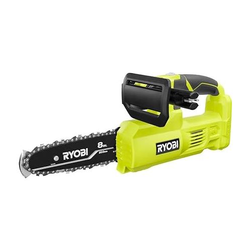  RYOBI 18V ONE+ 8'' POLE SAW & 8'' PRUNING SAW COMBO KIT, Green, (P20310)