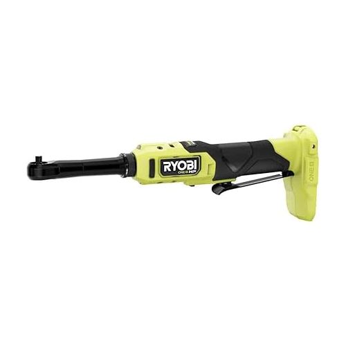  RYOBI ONE+ HP 18V Brushless Cordless 1/4 in. Extended Reach Ratchet (Tool Only) - PBLRC01B