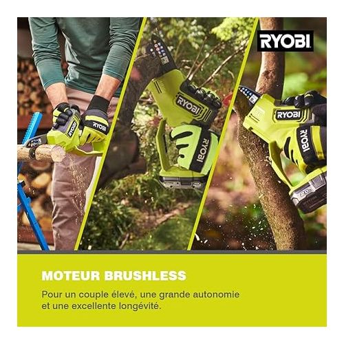  Ryobi RY18PSX10A-0 Electric Pruning Saw 18V ONE+ Battery 10cm 6m/s (Body Only)
