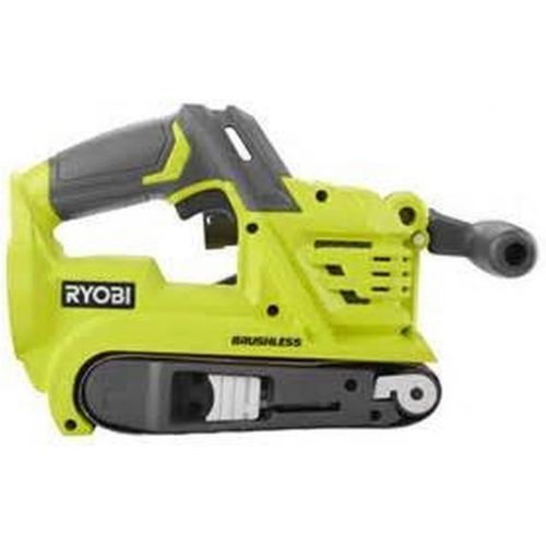  RYOBI P450 One+ 18V Lithium Ion 3 x 18 inch Brushless Belt Sander w/ Dust Bag and Included Sanding Pad (Battery Not Included, Tool Only)
