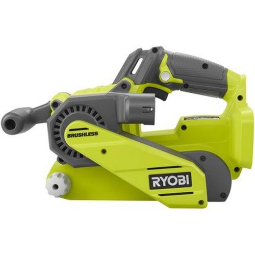  RYOBI P450 One+ 18V Lithium Ion 3 x 18 inch Brushless Belt Sander w/ Dust Bag and Included Sanding Pad (Battery Not Included, Tool Only)