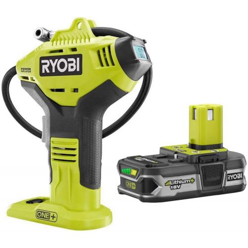  [아마존베스트]Ryobi P737D 18-Volt ONE+ Cordless High Pressure Inflator with Digital Gauge & 18-Volt ONE+ Lithium-Ion 1.5 Ah LITHIUM+ Compact Battery (Bulk Packaged)