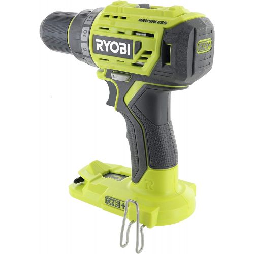  [아마존베스트]Ryobi P252 18V Lithium Ion Battery Powered Brushless 1,800 RPM 1/2 Inch Drill Driver w/ MagTray and Adjustable Clutch (Battery Not Included / Power Tool Only)