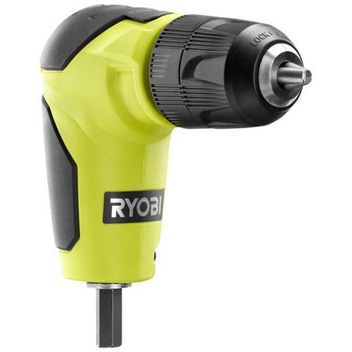  [아마존베스트]New Ryobi 18 Volt Right Angle 90 Degree Drill Attachment 3/8 Chuck A10raa1