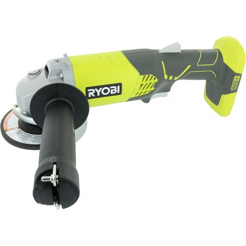  [아마존베스트]Ryobi P421 6500 RPM 4 1/2 Inch 18-Volt One+ Lithium Ion-Powered Angle Grinder (Battery Not Included, Power Tool Only)