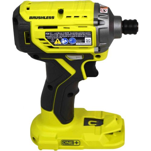  [아마존베스트]Ryobi P239 18V One+ Brushless Lithium-Ion Impact Driver (Bare Tool Only)(Bulk Packaged)