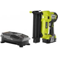 [아마존베스트]Ryobi P854 ONE Plus 18V Cordless Lithium-Ion 2 in. Brad Nailer Kit (One Battery & Charger included)