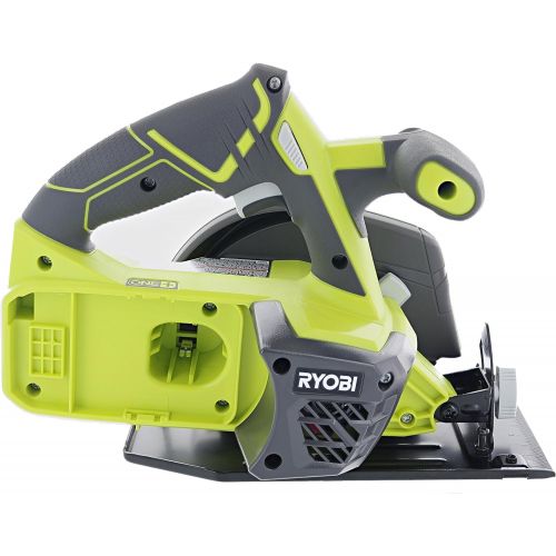  [아마존베스트]Ryobi One P505 18V Lithium Ion Cordless 5 1/2 4,700 RPM Circular Saw (Battery Not Included, Power Tool Only), Green