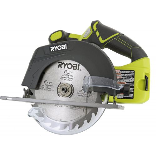  [아마존베스트]Ryobi P507 One+ 18V Lithium Ion Cordless 6 1/2 Inch 4,700 RPM Circular Saw w/ Blade (Battery Not Included, Power Tool Only)