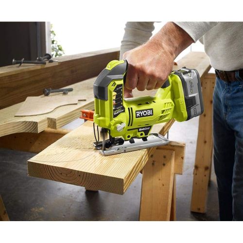  [아마존베스트]Ryobi P5231 18-Volt ONE+ Cordless Orbital T-Shaped 3,000 SPM Jig Saw with Adjustable Base (Tool-Only) (Non-Retail Packaging)