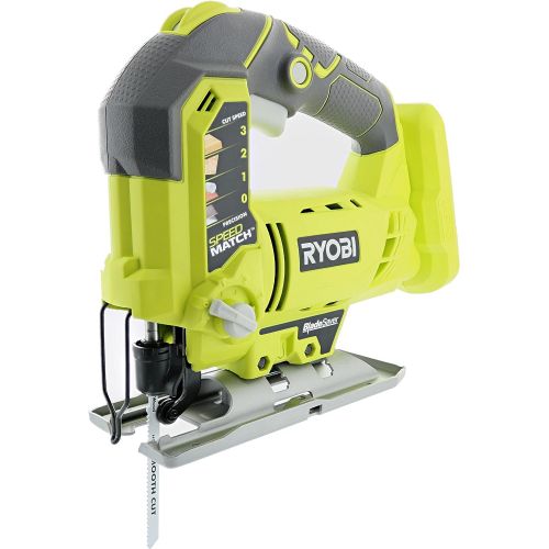  RYOBI One+ P5231 18V Lithium Ion Cordless Orbital T-Shaped 3,000 SPM Jigsaw (Battery Not Included, Power Tool and T-Shaped Wood Cutting Blade Only)