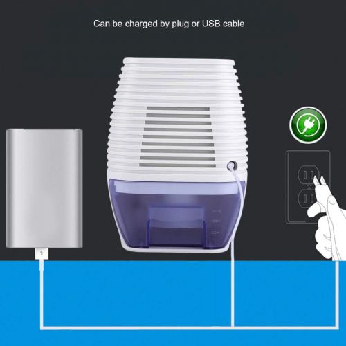  RZH Electric Dehumidifier, 300ML, Compact and Portable for High Humidity in Home Kitchen Bedroom Basement Caravan Office Garage,UKPlug